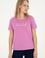 Kadın Menekşe Bisiklet Yaka Tişört