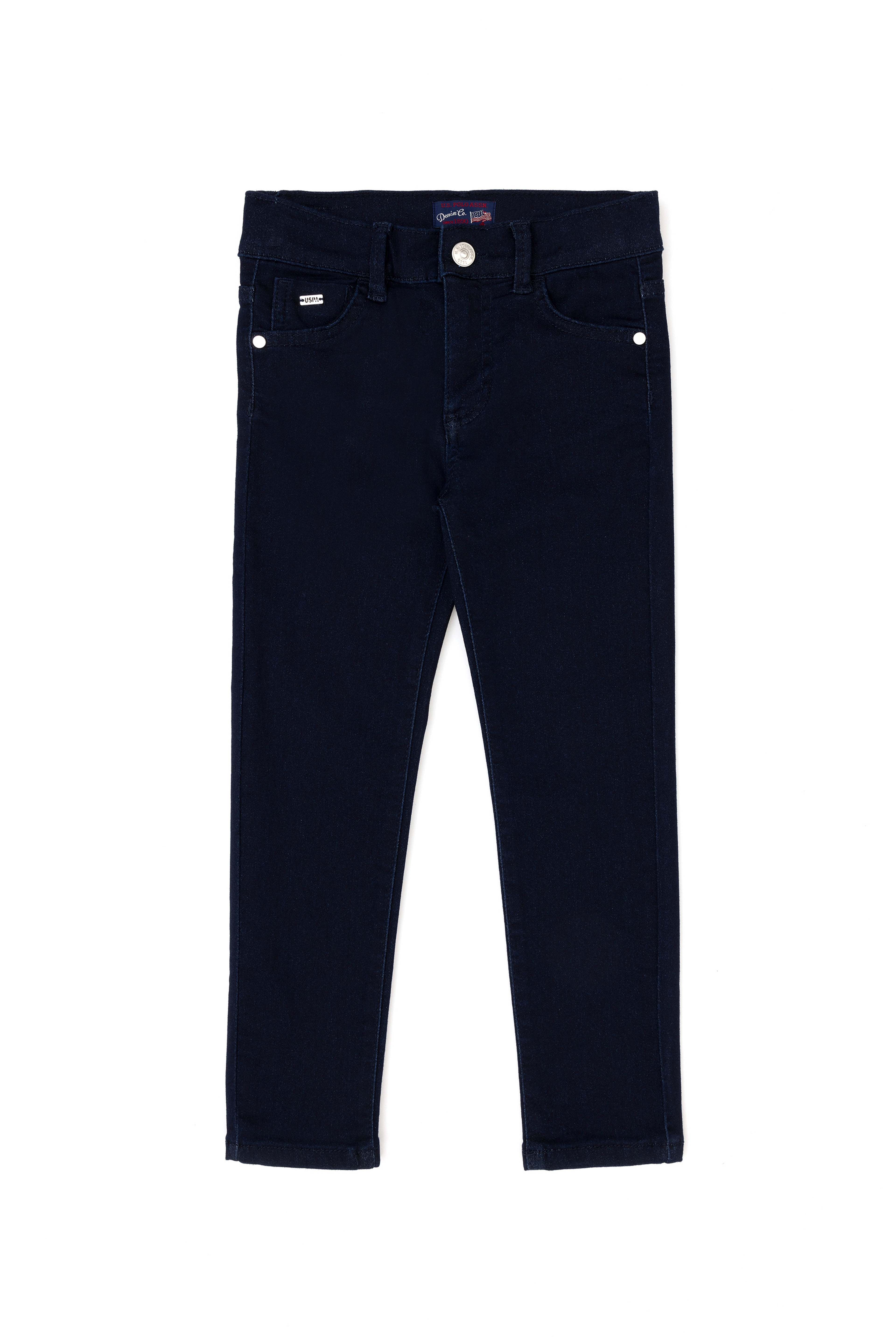 Kız Çocuk Koyu Mavi Jean Pantolon - Image 2
