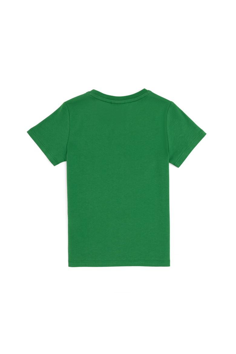 Erkek Çocuk Yeşil Basic Bisiklet Yaka Tişört - 50284813033