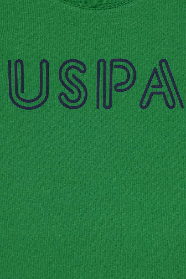 Erkek Çocuk Yeşil Basic Bisiklet Yaka Tişört - 50284813033