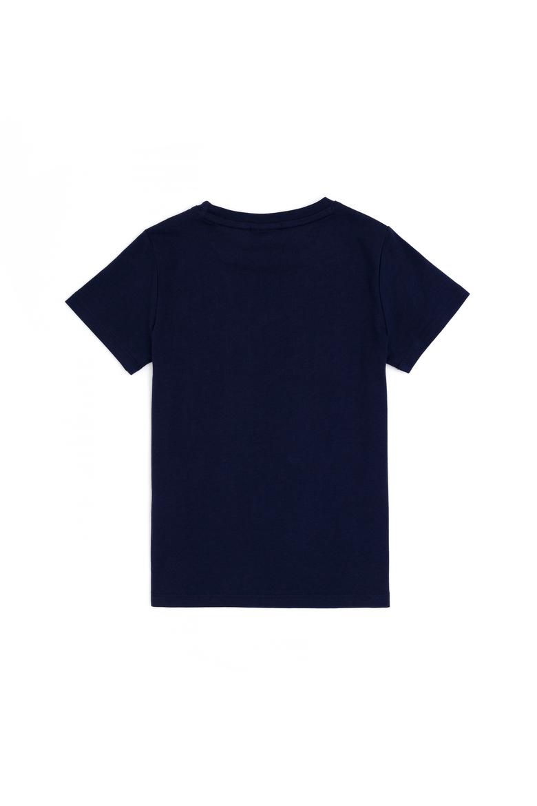 Erkek Çocuk Lacivert Bisiklet Yaka Tişört - 50284902026