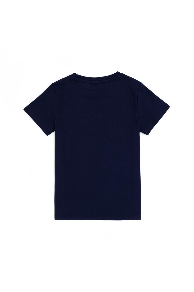 Erkek Çocuk Lacivert Bisiklet Yaka Tişört