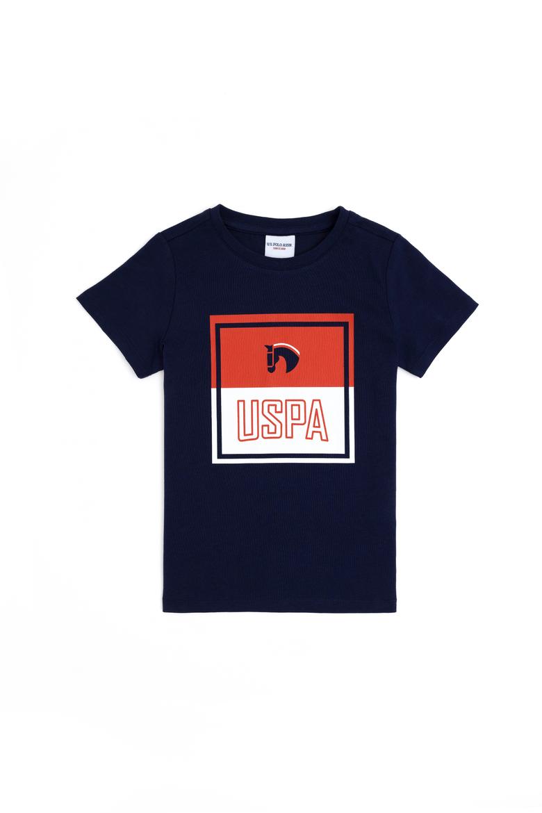 Erkek Çocuk Lacivert Bisiklet Yaka Tişört