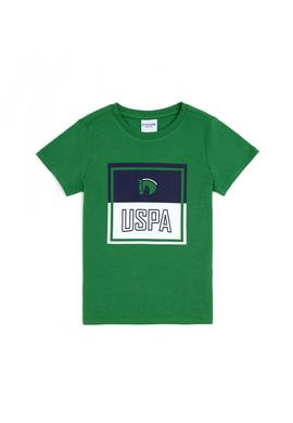 Erkek Çocuk Yeşil Bisiklet Yaka Tişört - 50284902046