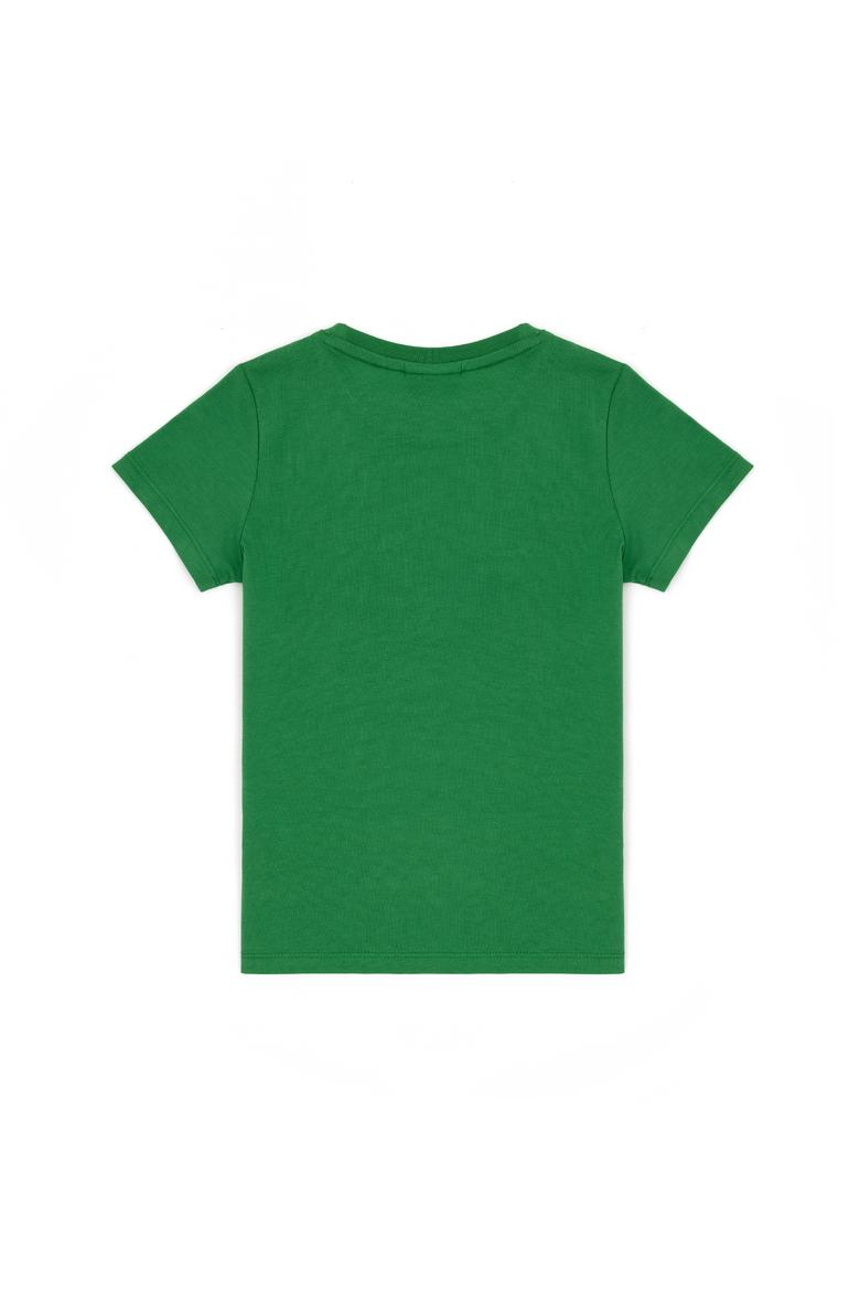 Erkek Çocuk Yeşil Bisiklet Yaka Tişört - 50284902046
