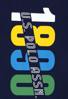 Erkek Çocuk Lacivert Bisiklet Yaka Tişört - 50288053019