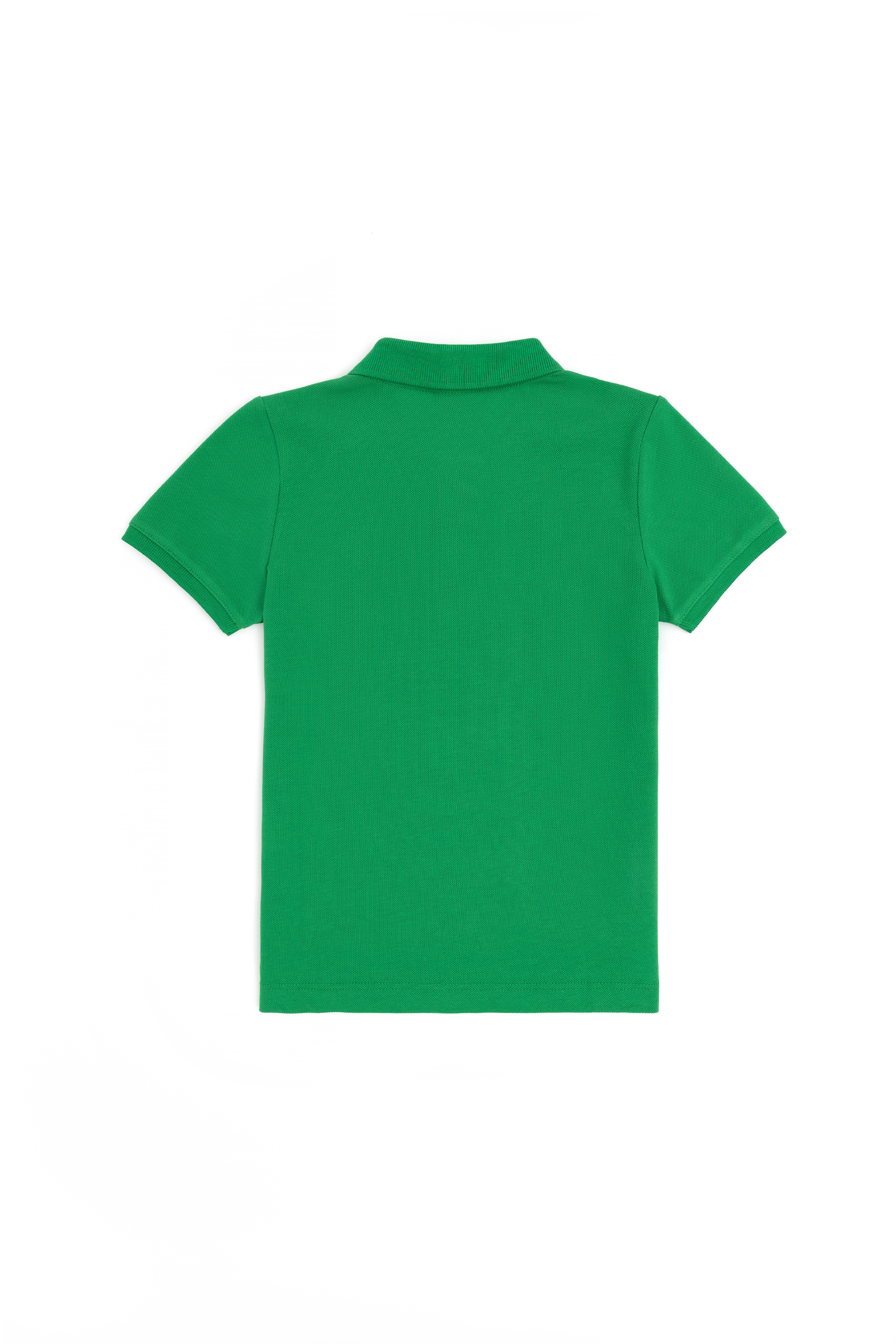 Erkek Çocuk Elma Yeşili Basic Polo Yaka Tişört - Image 2