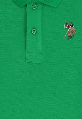 Erkek Çocuk Elma Yeşili Basic Polo Yaka Tişört - 50284814057