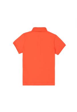 Kız Çocuk Nar Çiçeği Polo Yaka Basic Tişört - 50288501067