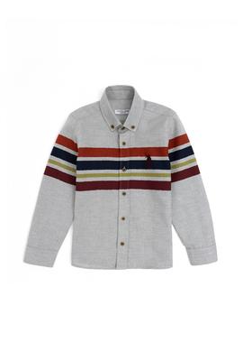 Erkek Çocuk Krem Uzun Kollu Gömlek - 50280355013