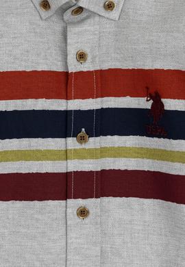 Erkek Çocuk Krem Uzun Kollu Gömlek - 50280355013