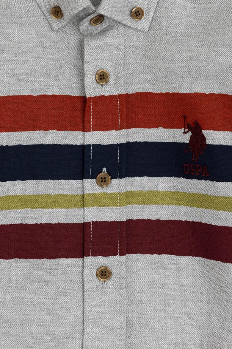 Erkek Çocuk Krem Uzun Kollu Gömlek - 50280355013