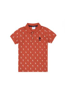 Erkek Çocuk Pudra Polo Yaka Tişört - 50288073032