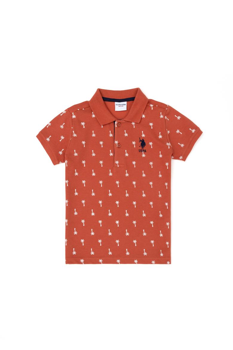 Erkek Çocuk Pudra Polo Yaka Tişört - 50288073032