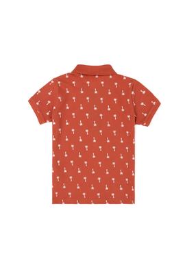 Erkek Çocuk Pudra Polo Yaka Tişört - 50288073032