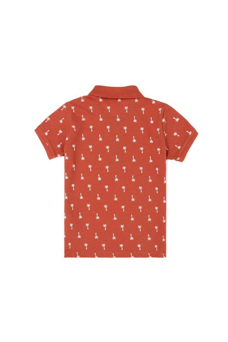 Erkek Çocuk Pudra Polo Yaka Tişört - 50288073032