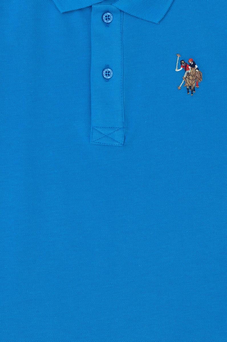 Erkek Çocuk Saks Basic Polo Yaka Tişört