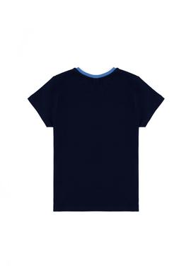 Erkek Çocuk Lacivert Bisiklet Yaka Tişört - 50284910013