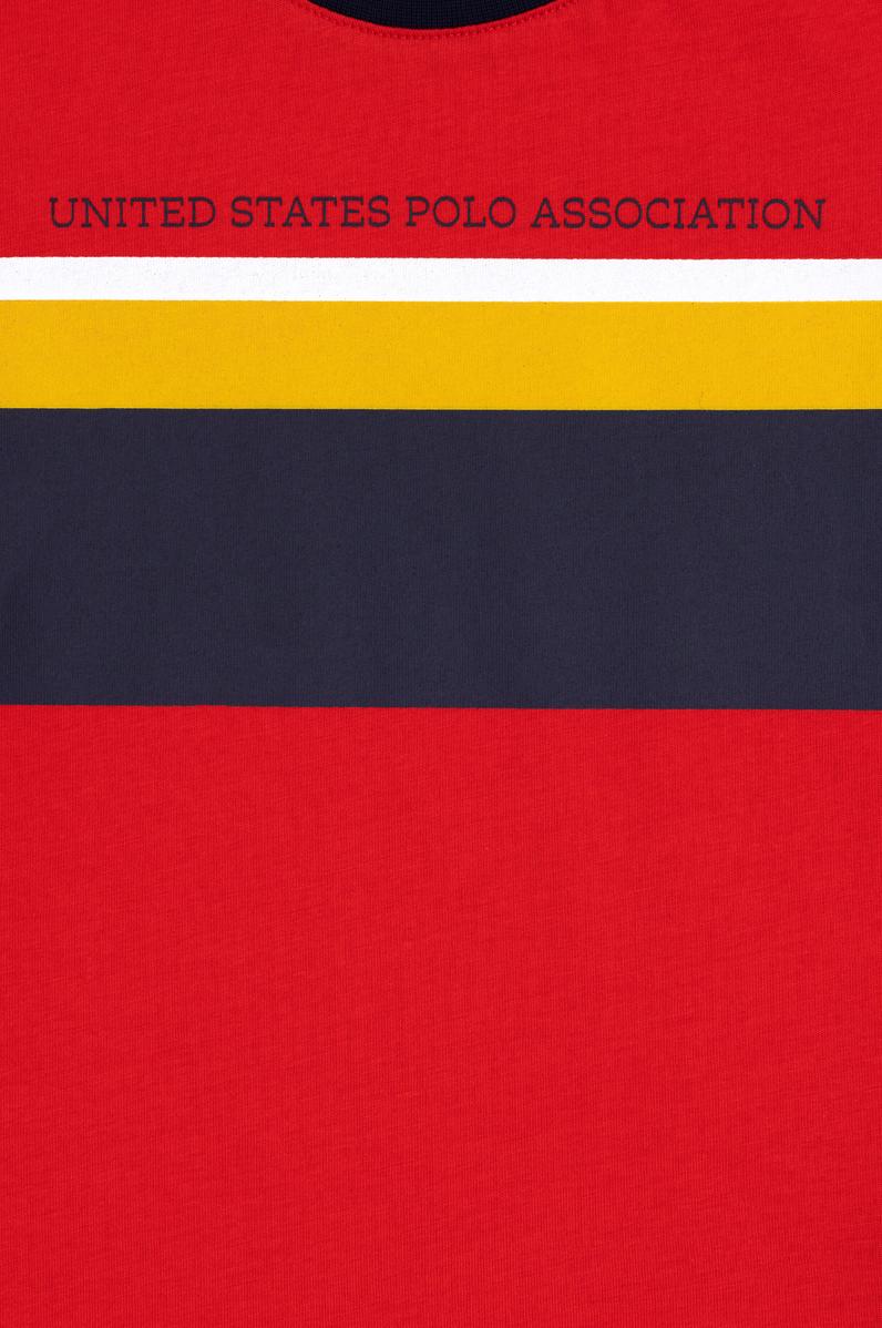 Erkek Çocuk Kırmızı Bisiklet Yaka Tişört