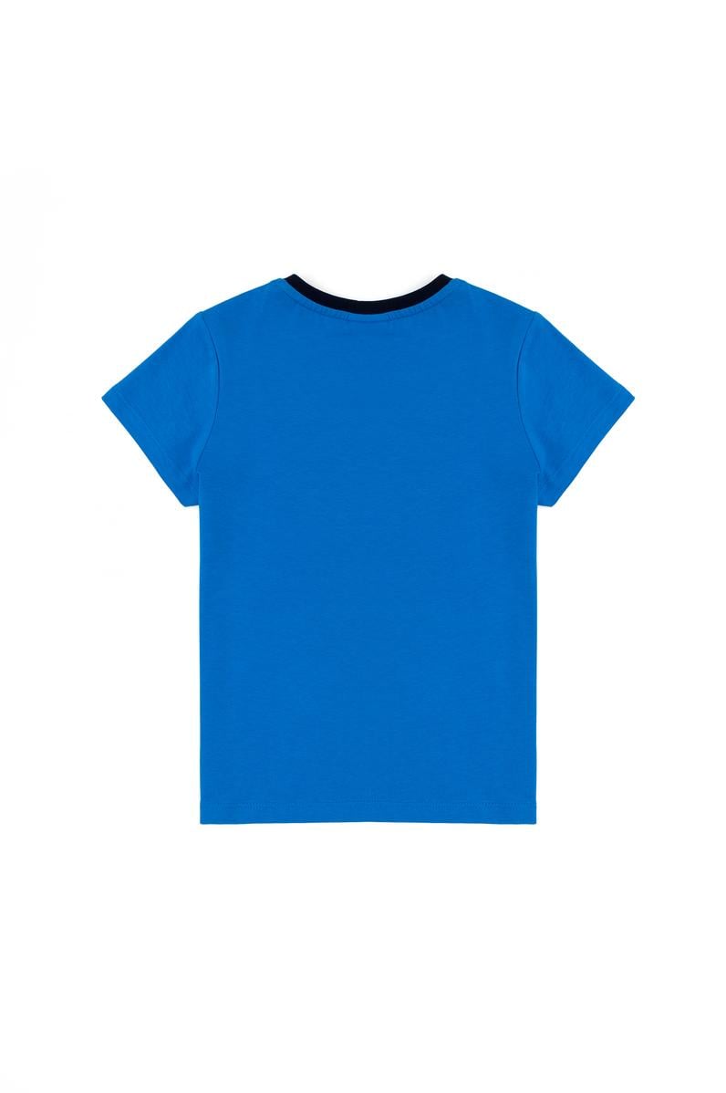 Erkek Çocuk Saks Bisiklet Yaka Tişört