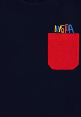 Erkek Çocuk Lacivert Bisiklet Yaka Tişört - 50288449005