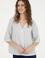 Kadın Ekru V Yaka Tişört