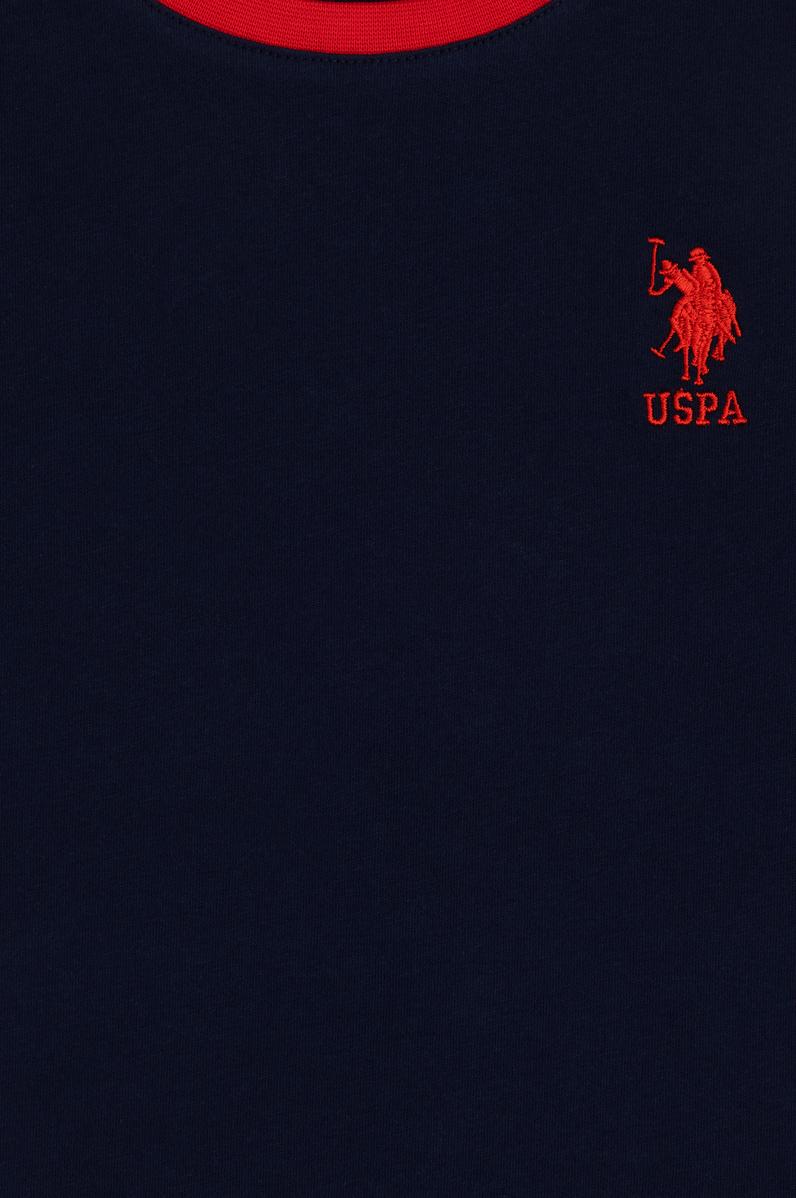 Erkek Çocuk Lacivert Bisiklet Yaka Tişört