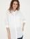 Kadın Beyaz Keten Uzun Kollu Gömlek