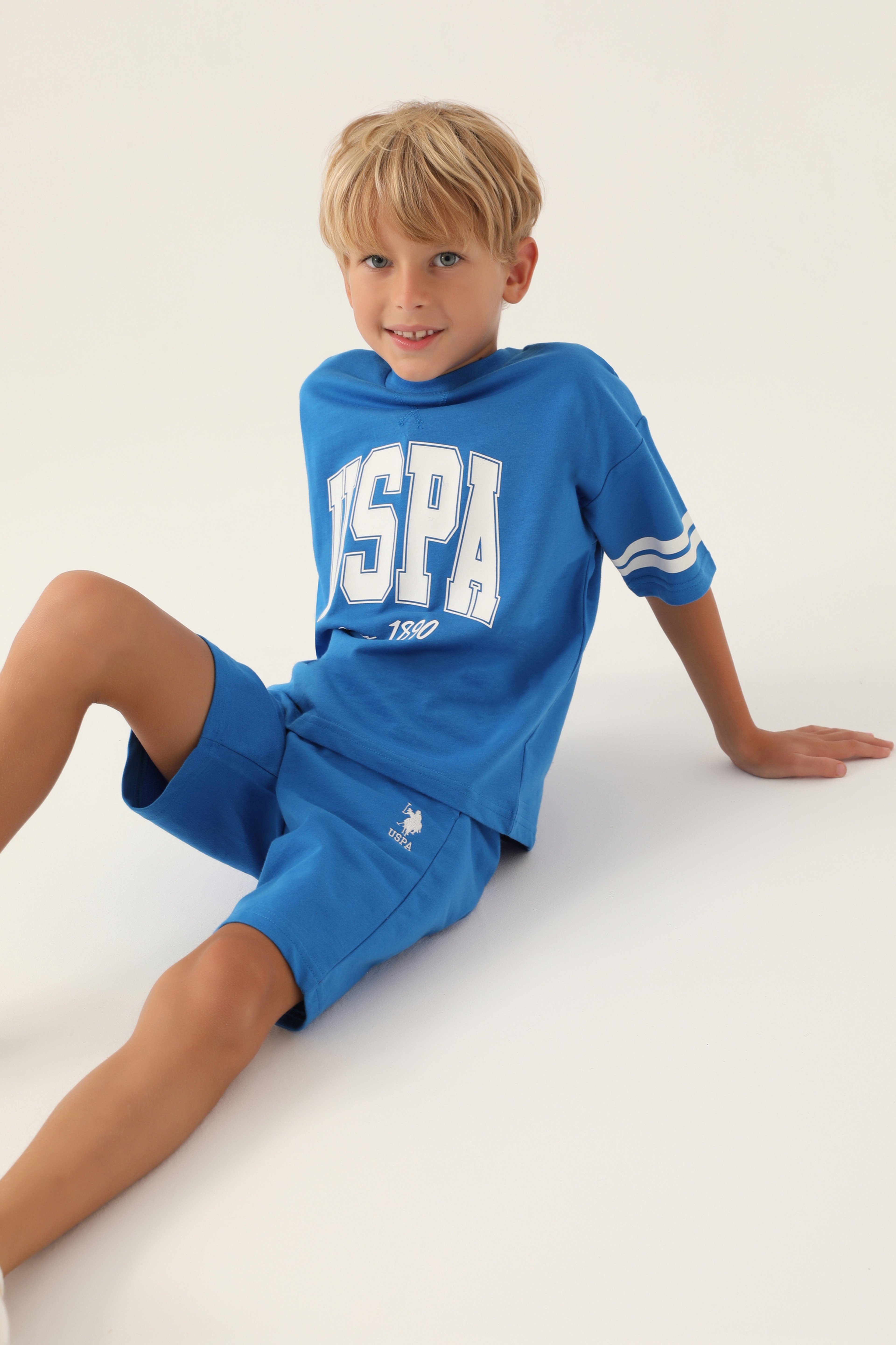 Erkek Çocuk Kobalt Mavi Pijama Takımı - Image 3