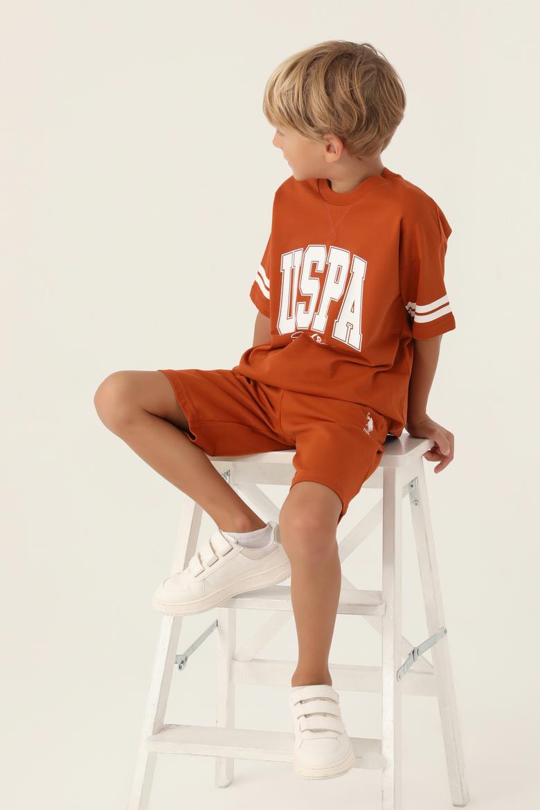 Erkek Çocuk Kiremit Pijama Takımı - 50291567017