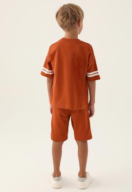 Erkek Çocuk Kiremit Pijama Takımı - 50291567017