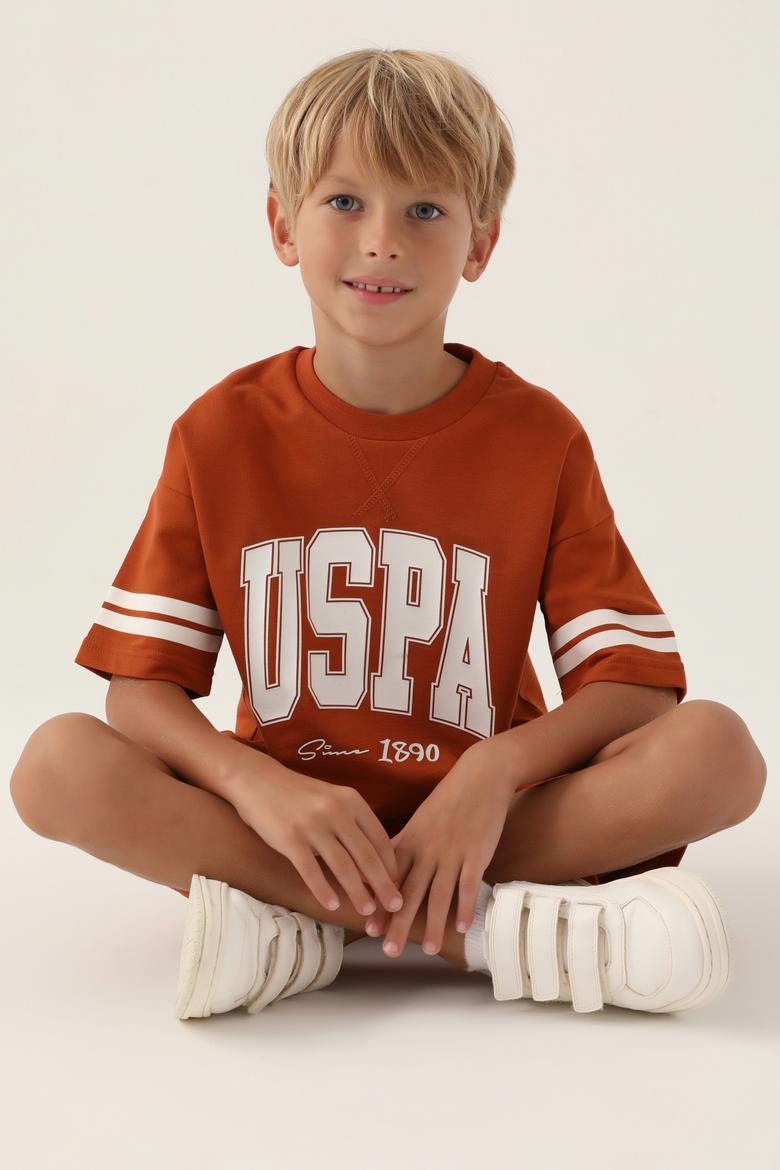 Erkek Çocuk Kiremit Pijama Takımı - 50291567017