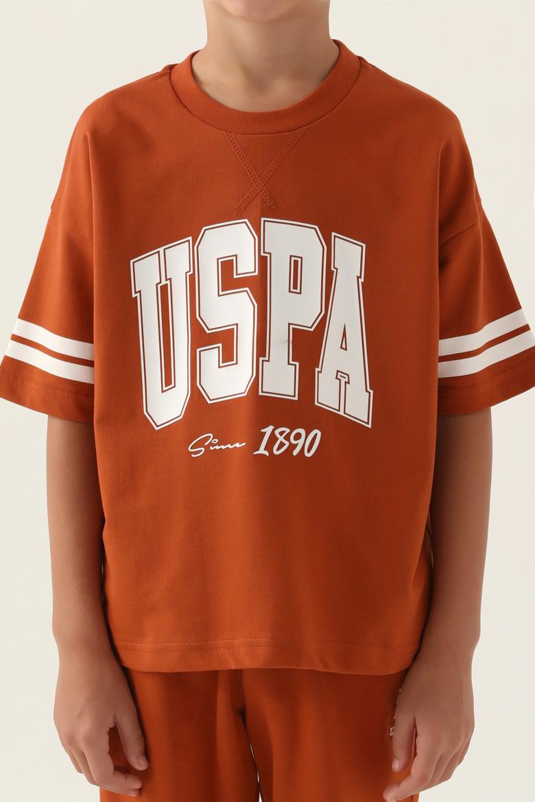 Erkek Çocuk Kiremit Pijama Takımı - 50291567017