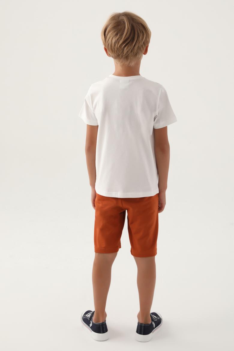 Erkek Çocuk Krem Pijama Takımı - 50291594006