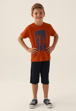 Erkek Çocuk Kiremit Pijama Takımı - 50291595001