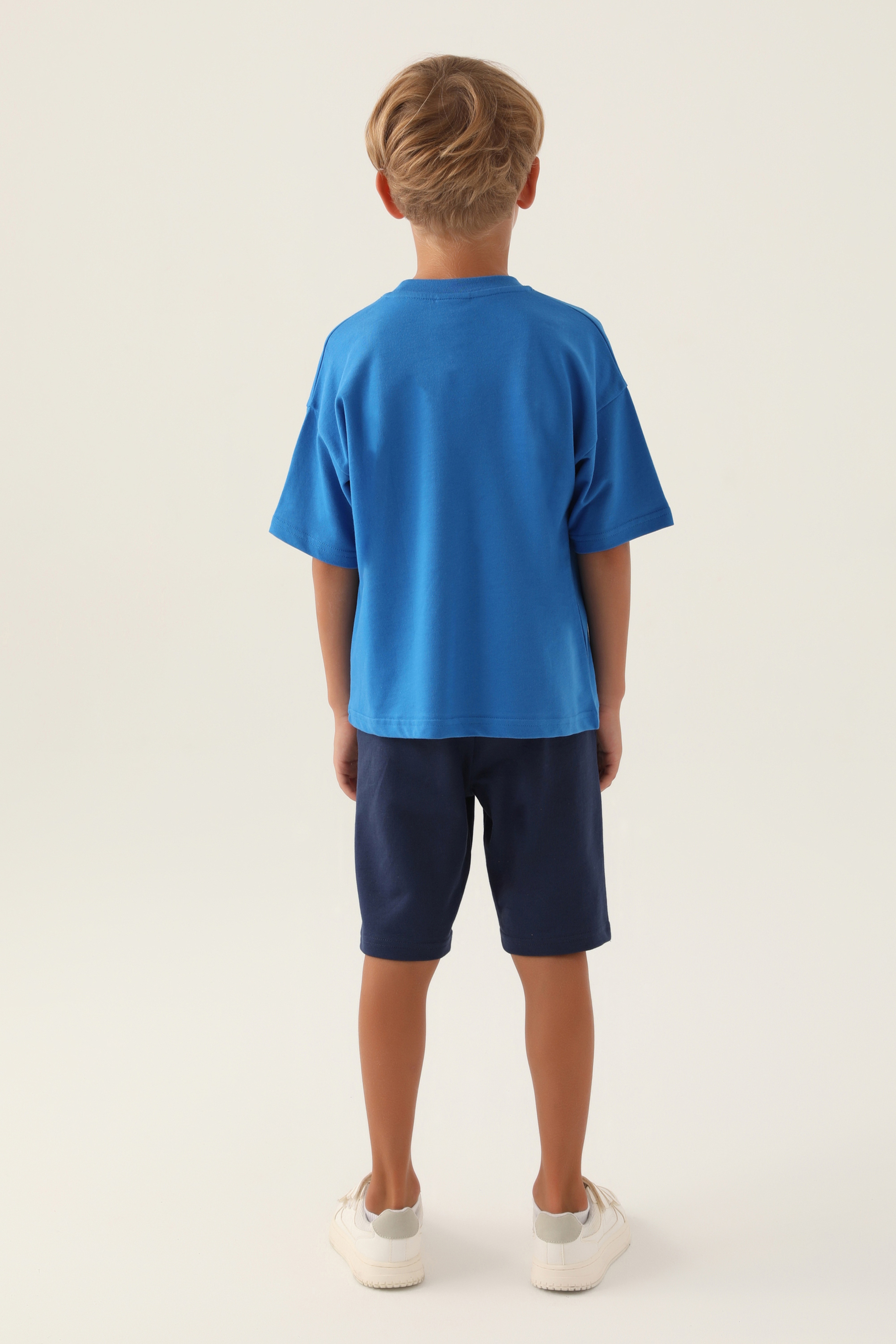 Erkek Çocuk Kobalt Mavi Pijama Takımı - Image 4