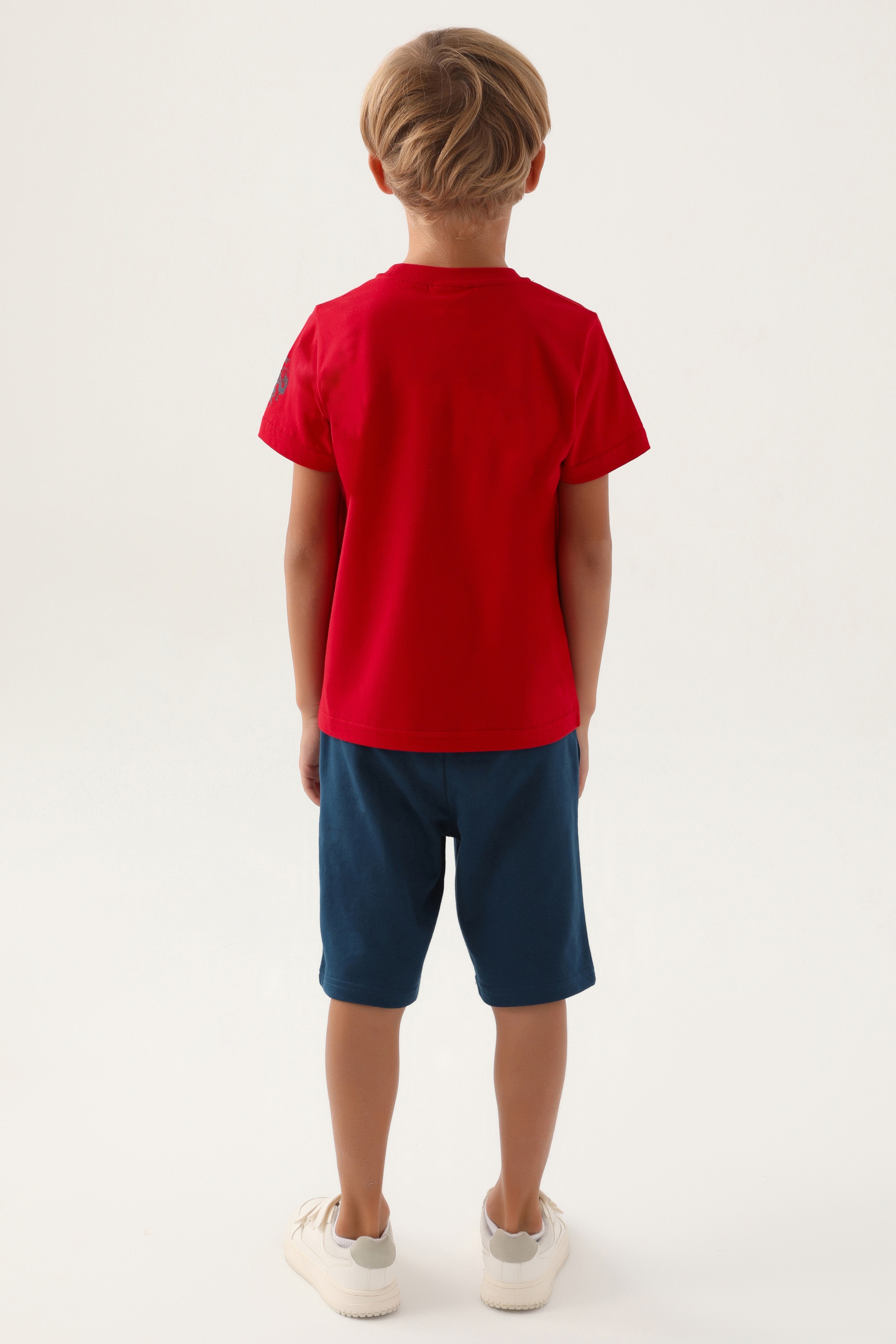 Erkek Çocuk Kırmızı Pijama Takımı - Image 4