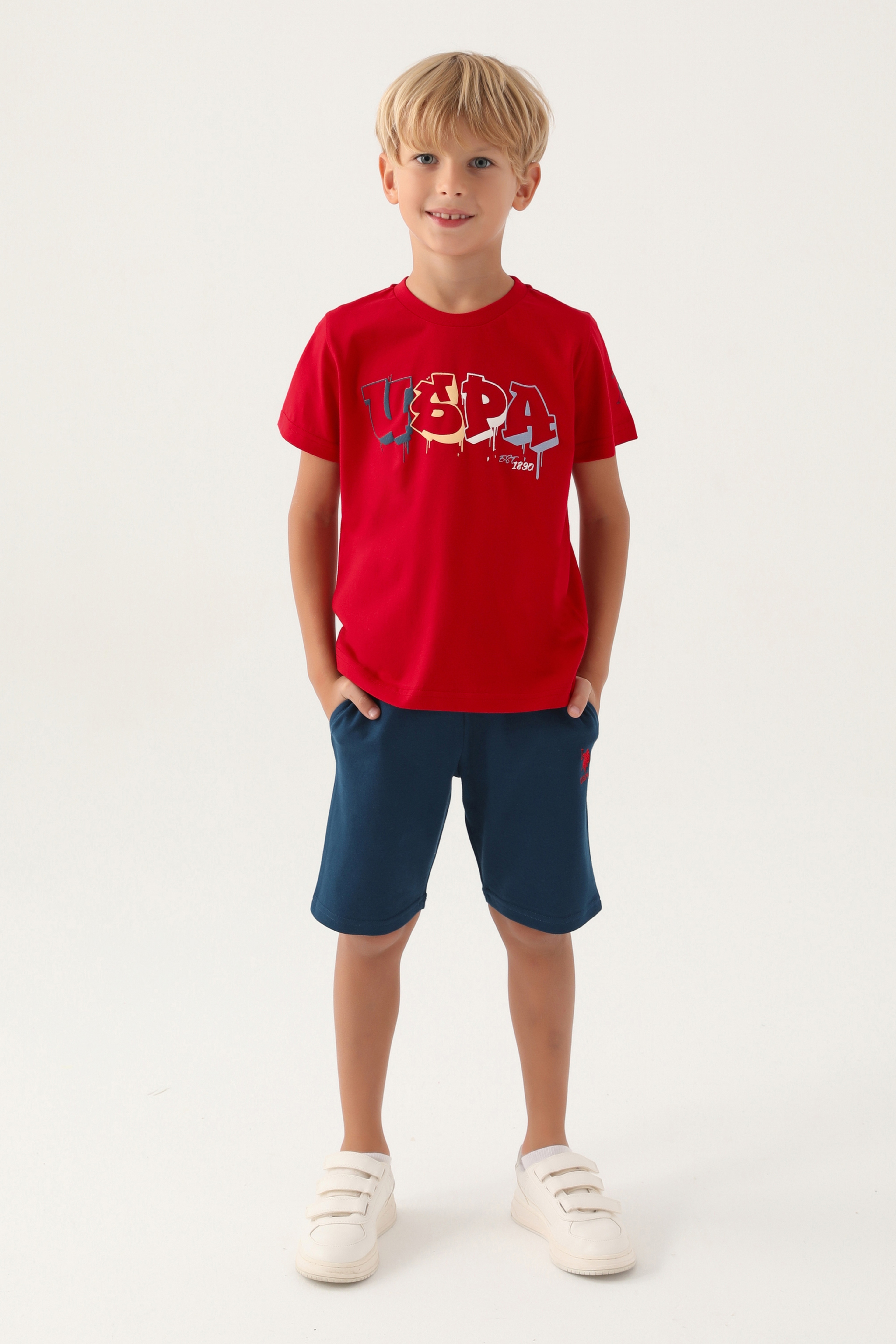 Erkek Çocuk Kırmızı Pijama Takımı - Image 3