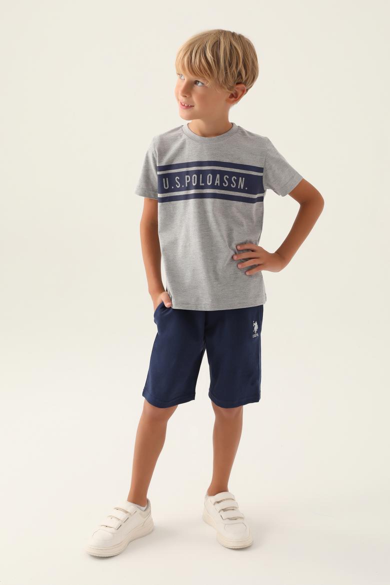 Erkek Çocuk Gri Melanj Pijama Takımı - 50291610007