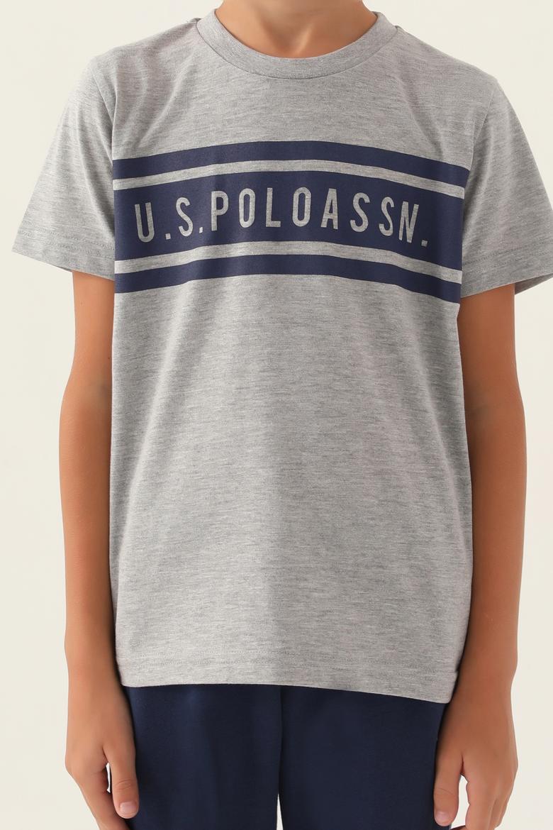 Erkek Çocuk Gri Melanj Pijama Takımı - 50291610007