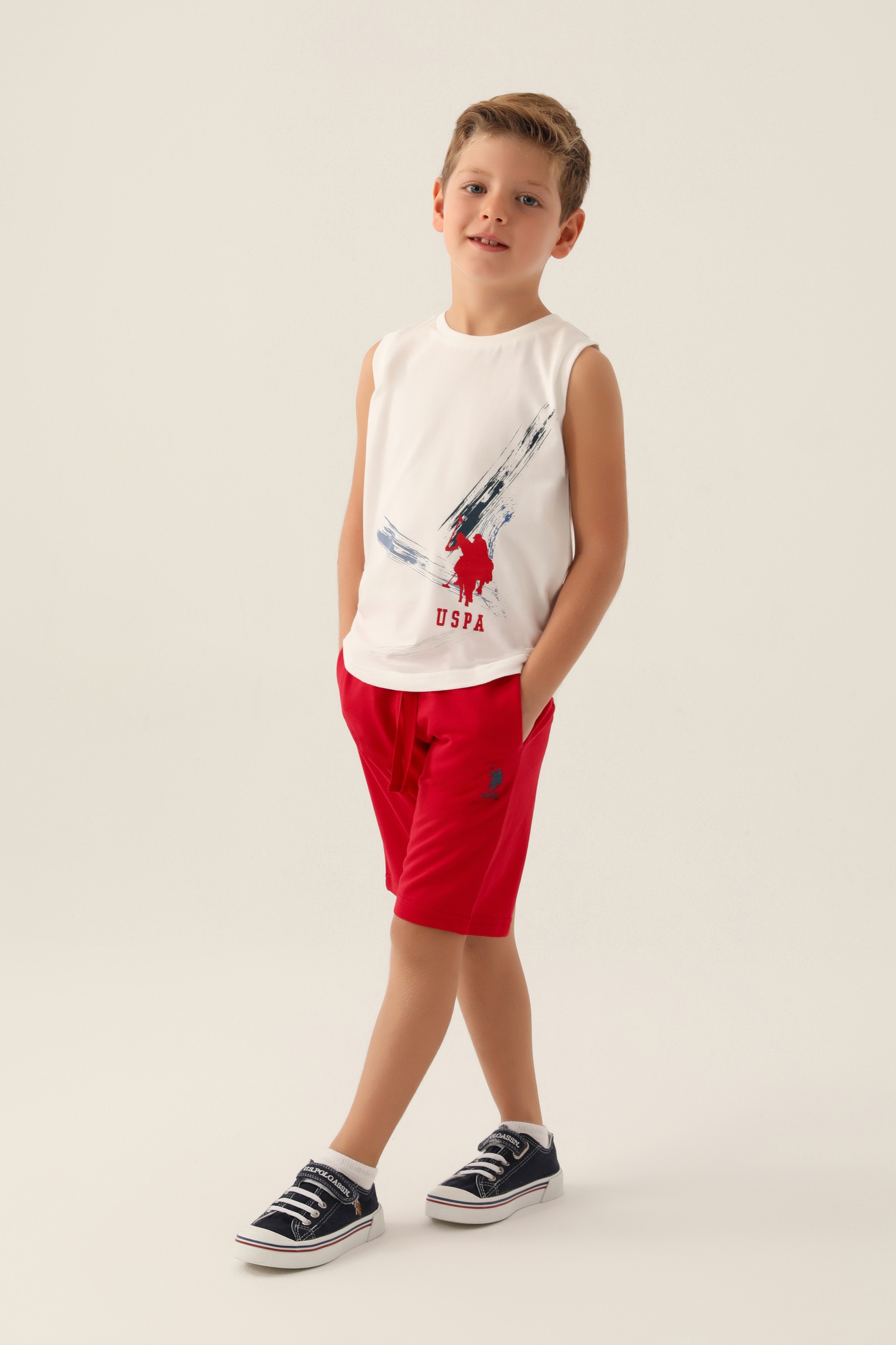 Erkek Çocuk Krem Pijama Takımı