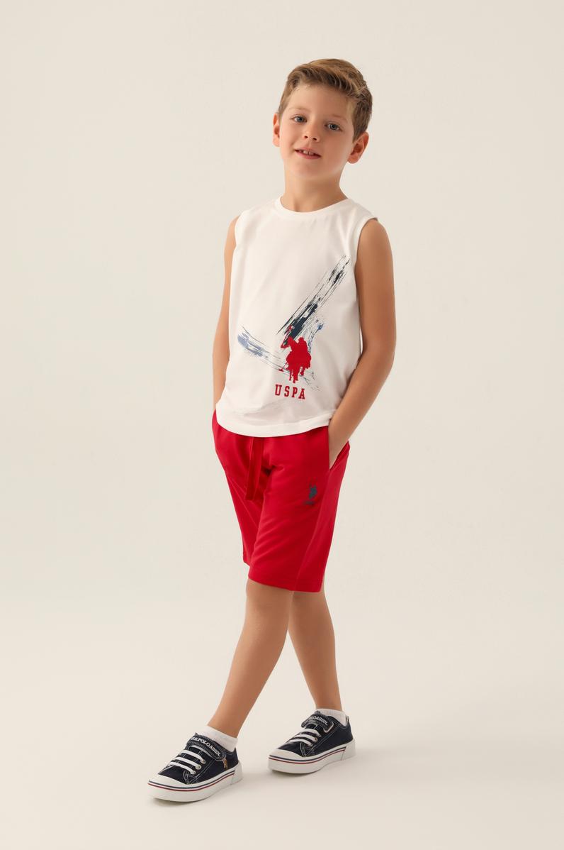 Erkek Çocuk Krem Pijama Takımı