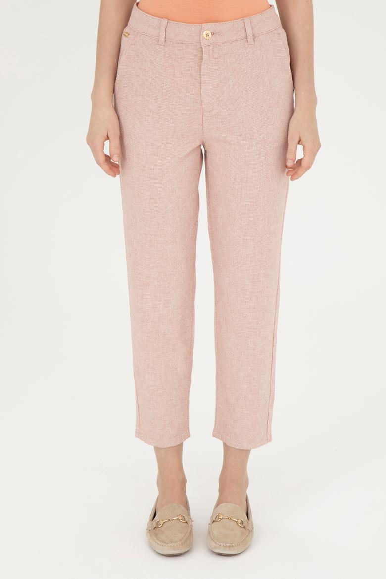 Kadın Pudra Kanvas Pantolon - 50287460009