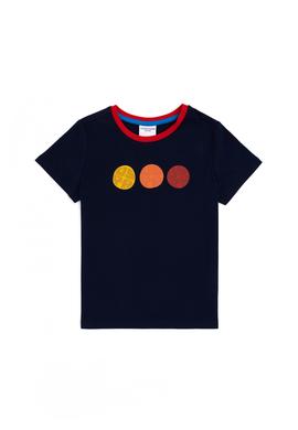 Erkek Çocuk Lacivert Bisiklet Yaka Tişört - 50288057018