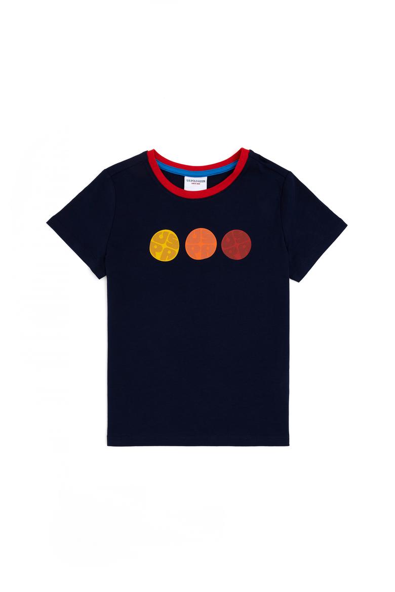 Erkek Çocuk Lacivert Bisiklet Yaka Tişört - 50288057018