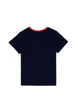 Erkek Çocuk Lacivert Bisiklet Yaka Tişört - 50288057018