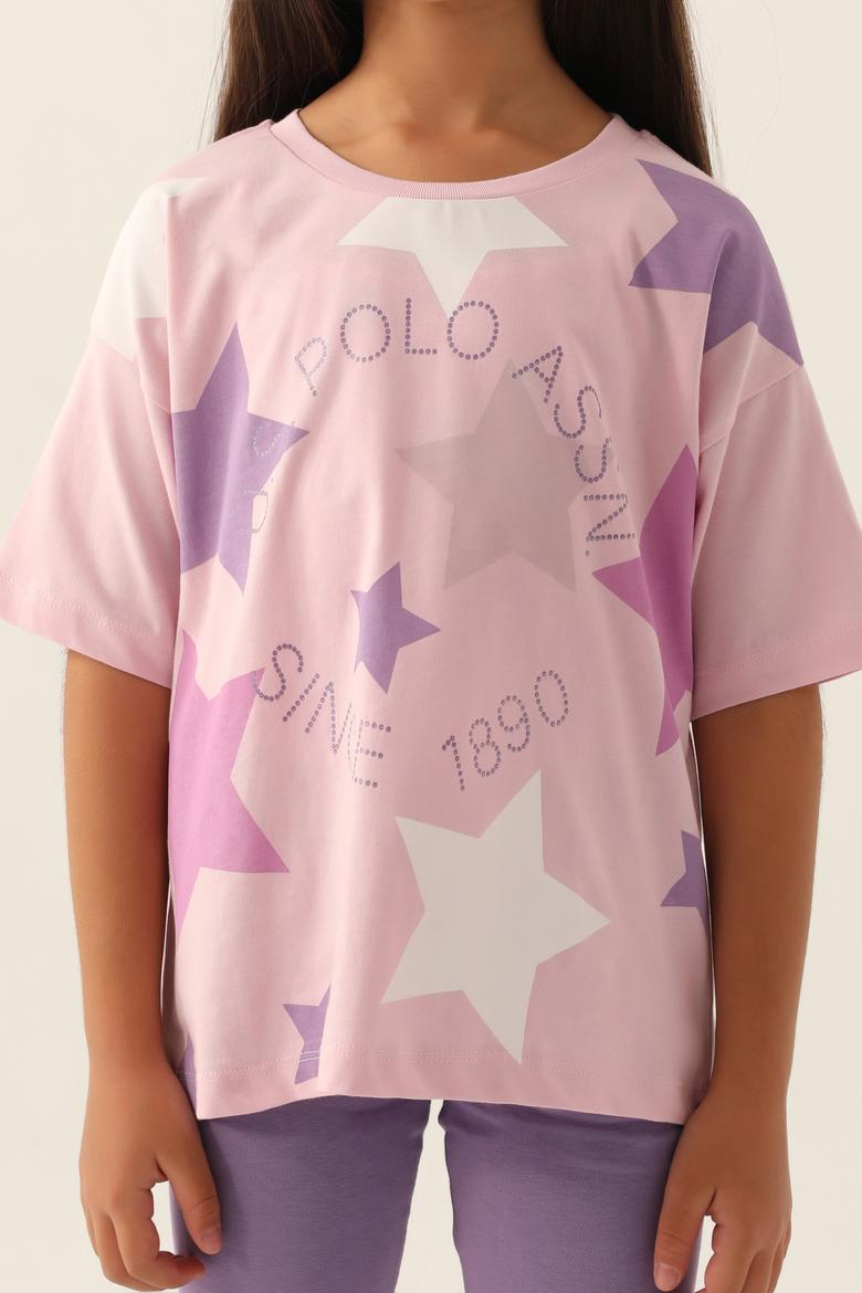 Kız Çocuk Toz Pembe Pijama Takımı - 50290829007