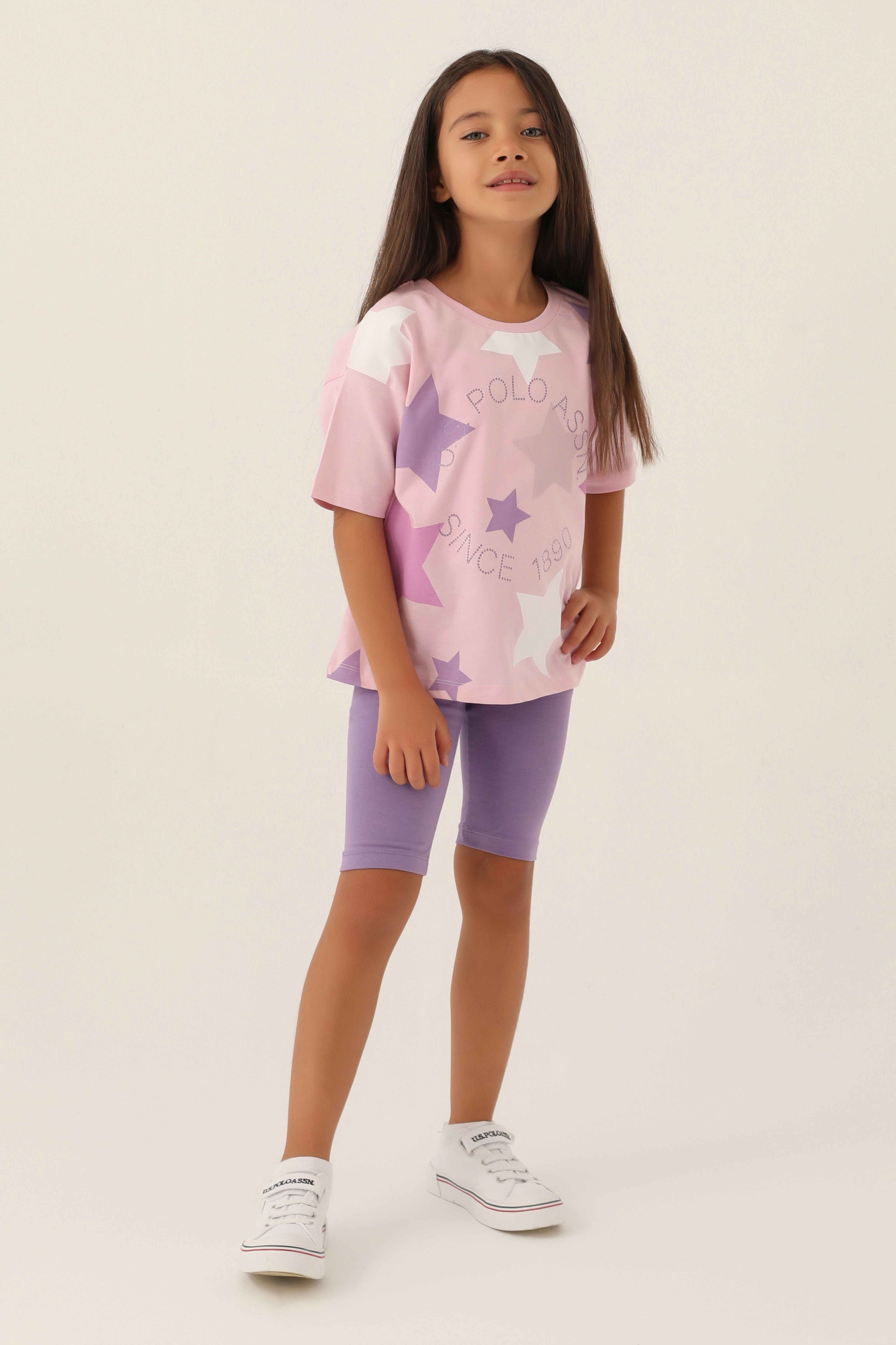 Kız Çocuk Toz Pembe Pijama Takımı - Image 3