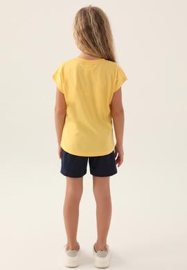 Kız Çocuk Sarı Pijama Takımı - 50290830012