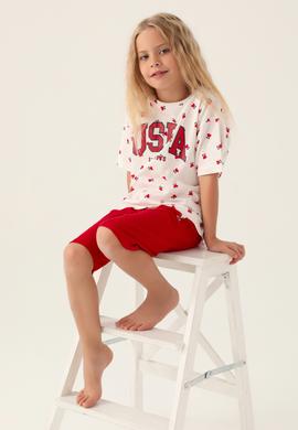 Kız Çocuk Kırmızı Pijama Takımı - 50290942003